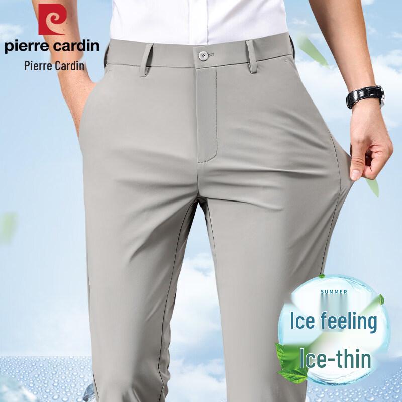 Pierre Cardin Men's Ice Silk Straight Leg Summer Pants