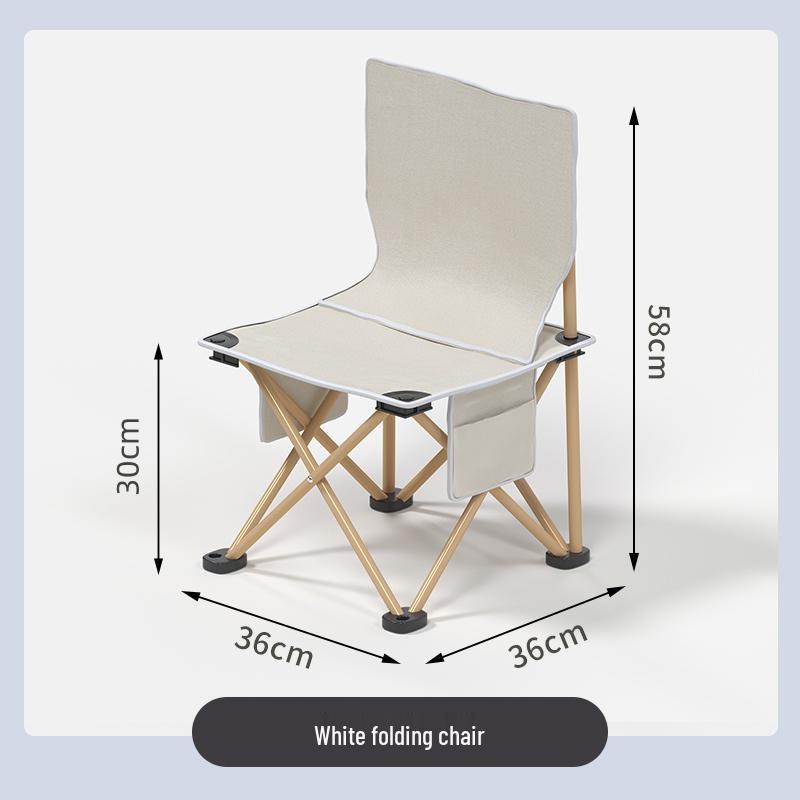 Portable Folding Table and Chair Set for Camping, Picnics, Beach, Barbecue, Car, or Sketching