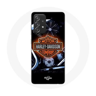 Case for Samsung Galaxy A33 5G - MANIACASE - Harley Davidson - Black Silicone - Flexible - Unisex