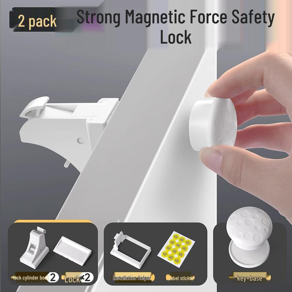 Multi-Function Child Safety Lock for Cabinets and Doors