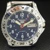 REFURBISHED SEIKO 5 AUTOMATIC VINTAGE JAPAN MENS BLUE COLOR DIAL WATCH A442115-4