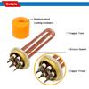 LJXH DN40(47 millimetri) Elemento Scaldabagno per Caldaia 110V/220V/380V Filettatura in Rame Tubo in Rame 3KW/4.5/6/9/12