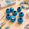 Wooden Beads with Large Through Holes, 100 pcs for DIY Bracelet, Necklace, Keychain, and Clothing Decoration Projects