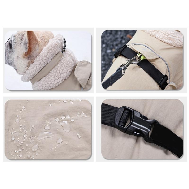 Winter Proof Dog Clothes With Reflective Safety Strips And Breathable Lining For Small Mediumed Large Dogs