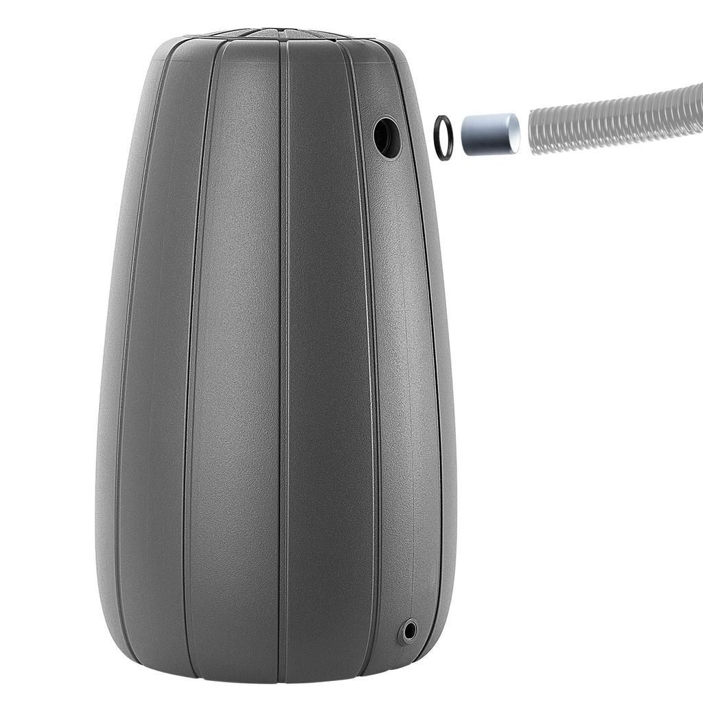 KADAX Zbiornik Na Deszczówkę Wodę Beczka 200L Deszcz Pojemnik + Kran Z Donicą 2W1