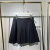 In Stock: 2025 Winter Academy Style High Waist Slimming Pleated Skirt 3GA141251