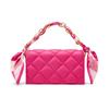 New CHARLES&KEITH Scarf Canvas Series PU Small Square Bag, Crossbody Handbag Trumpets Women's Multicolor CK2-70770588