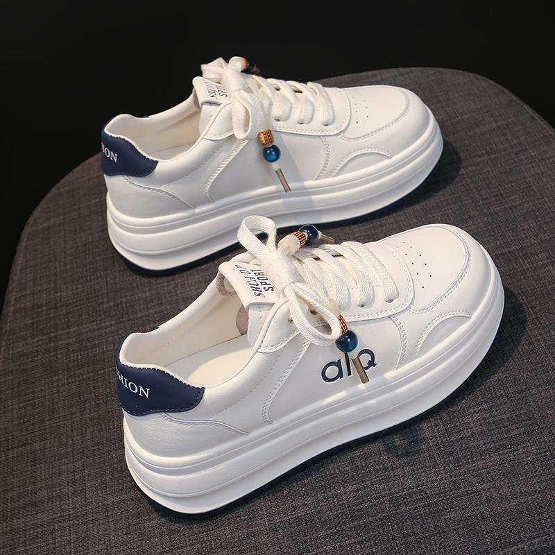 

Guofeng platform white shoes women s 2025 new autumn popular board shoes versatile non-slip heightening casual women s shoes 40 синий