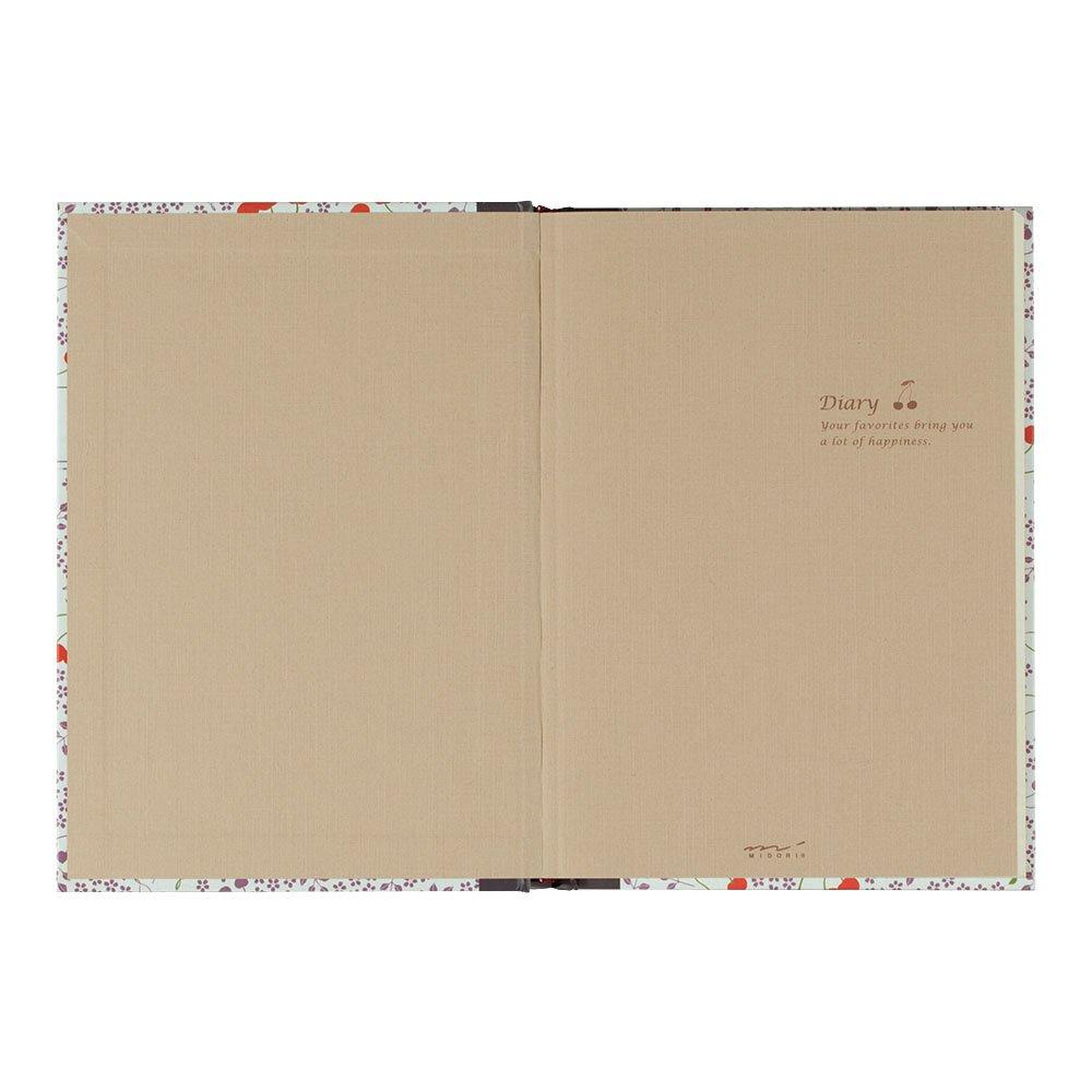 Midori Diary Cherry Pattern 12388006
