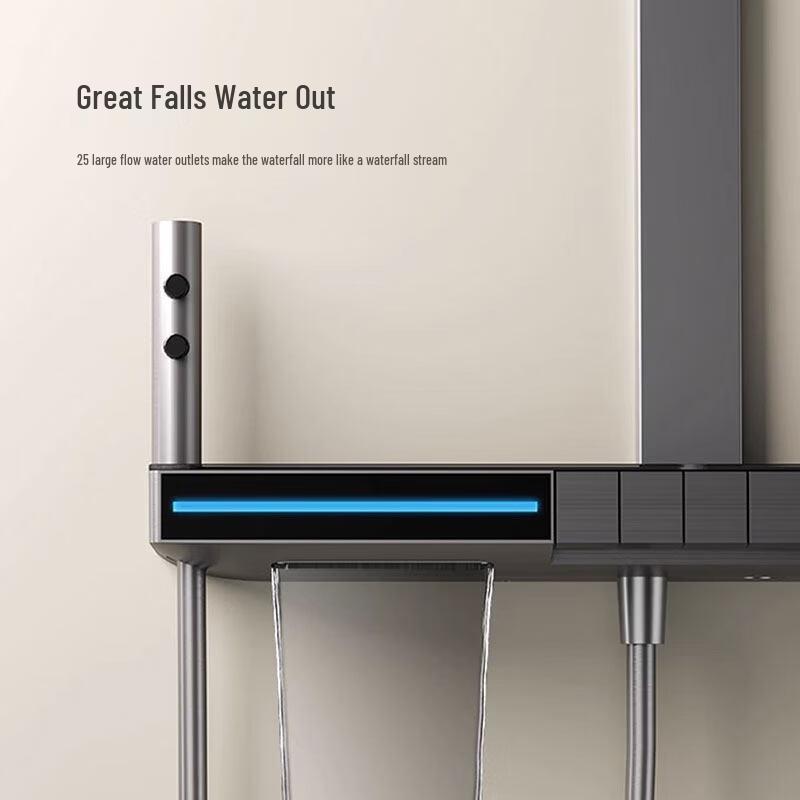 Smart Digital Shower System with Ambient Lighting