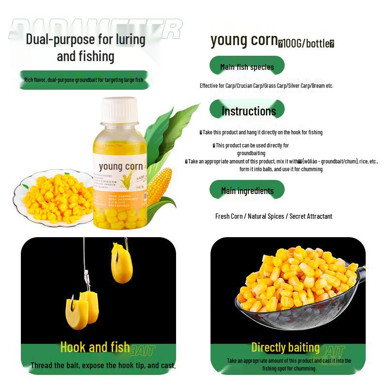 Isca de Milho Macio Taiyu para Pesca