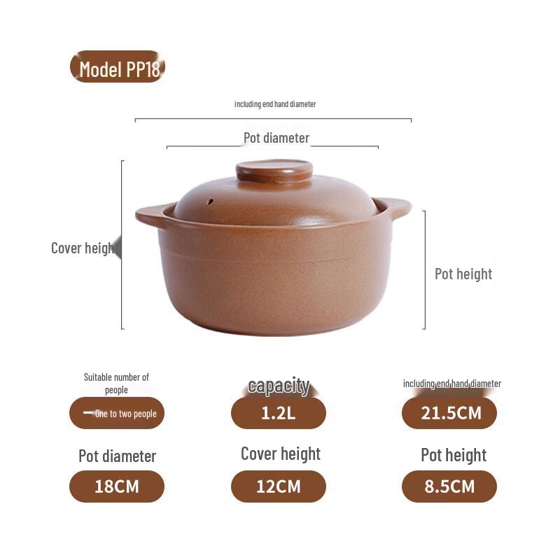 LIEI Unglazed Clay Casserole