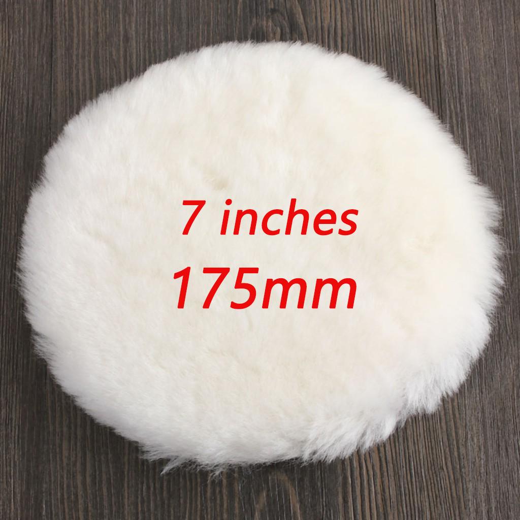 3/4/5/6/7 Inches Wool Polishing Disc Car Beauty Waxing Self-Adhesive Disc Imitated Wool Sponge Pad Auto Polisher Sponges Discs