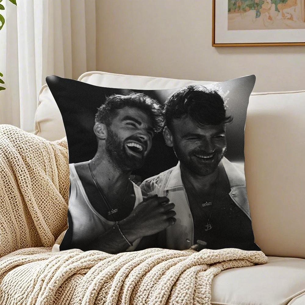 Music Band The CChainsmokers Cushion Cover Pillowcase Antidustmite living Room Sofa Decor Cushion Room
