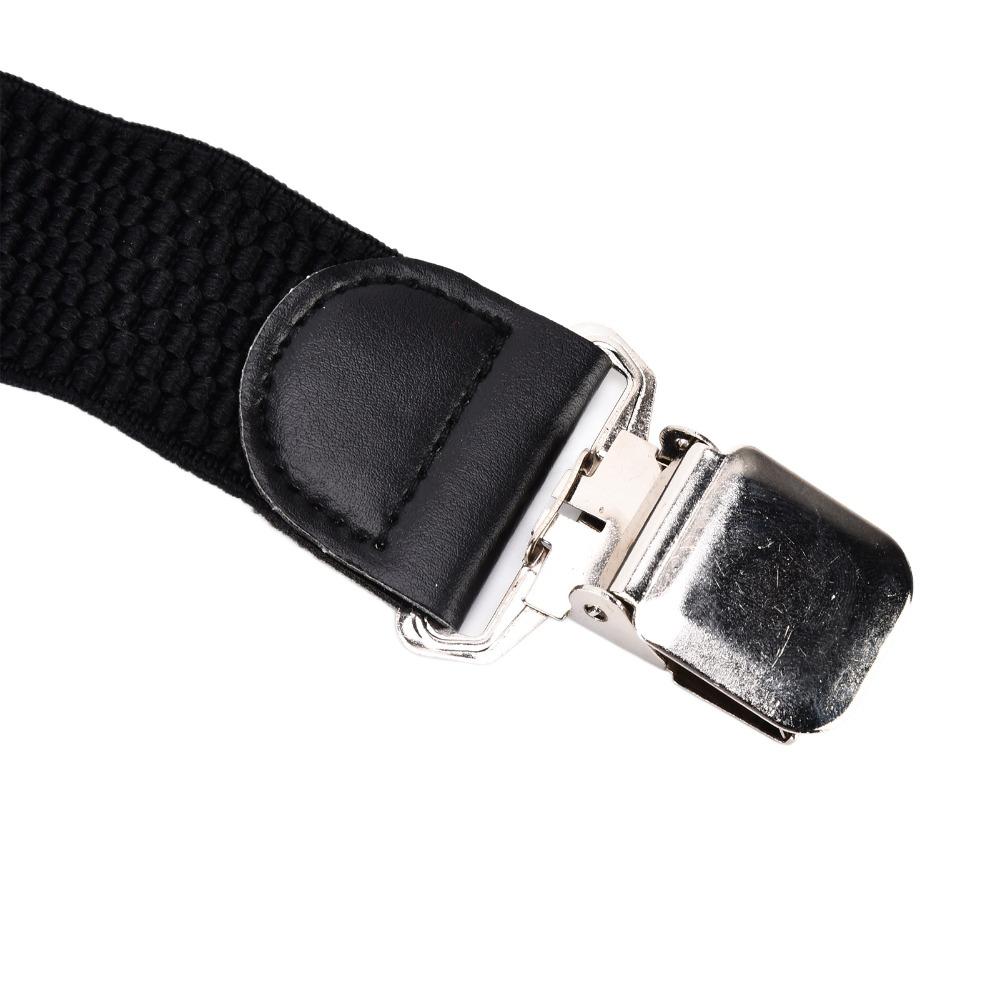 1pcs Adjustable Metal Clip Mens Suspenders 4cm Width Stretchable Length Heavy Duty Suspenders Wide Suspenders For Business