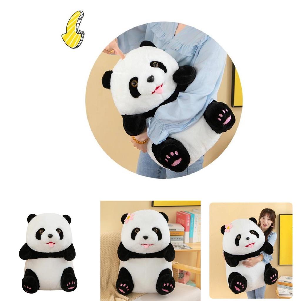 Cute Panda Plush Toy New Arrival Perfect Gift For Girls Soft And Cuddly 25cm Height