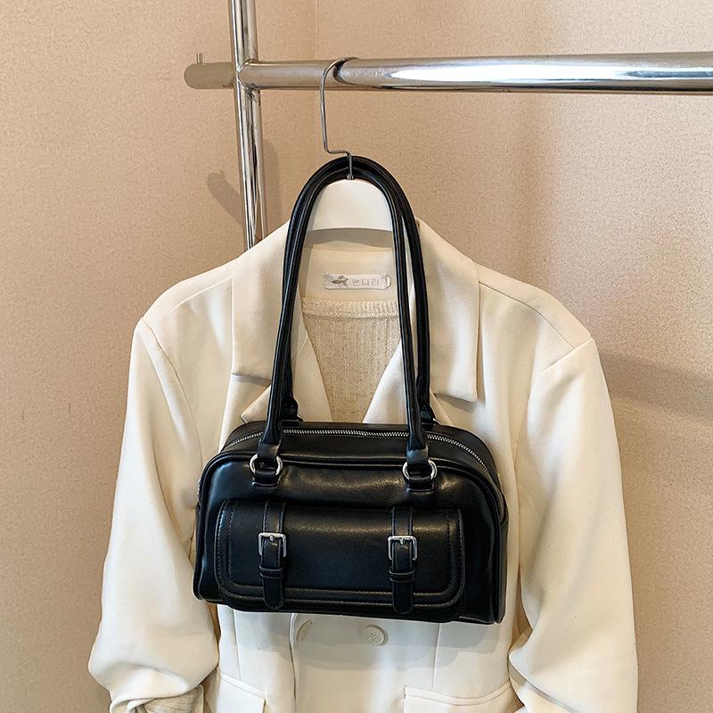 Retro Bag Women's Large Capacity 2025 New Autumn and Winter Casual Shoulder Messenger Bag Popular Commuter Pillow Bag This Year