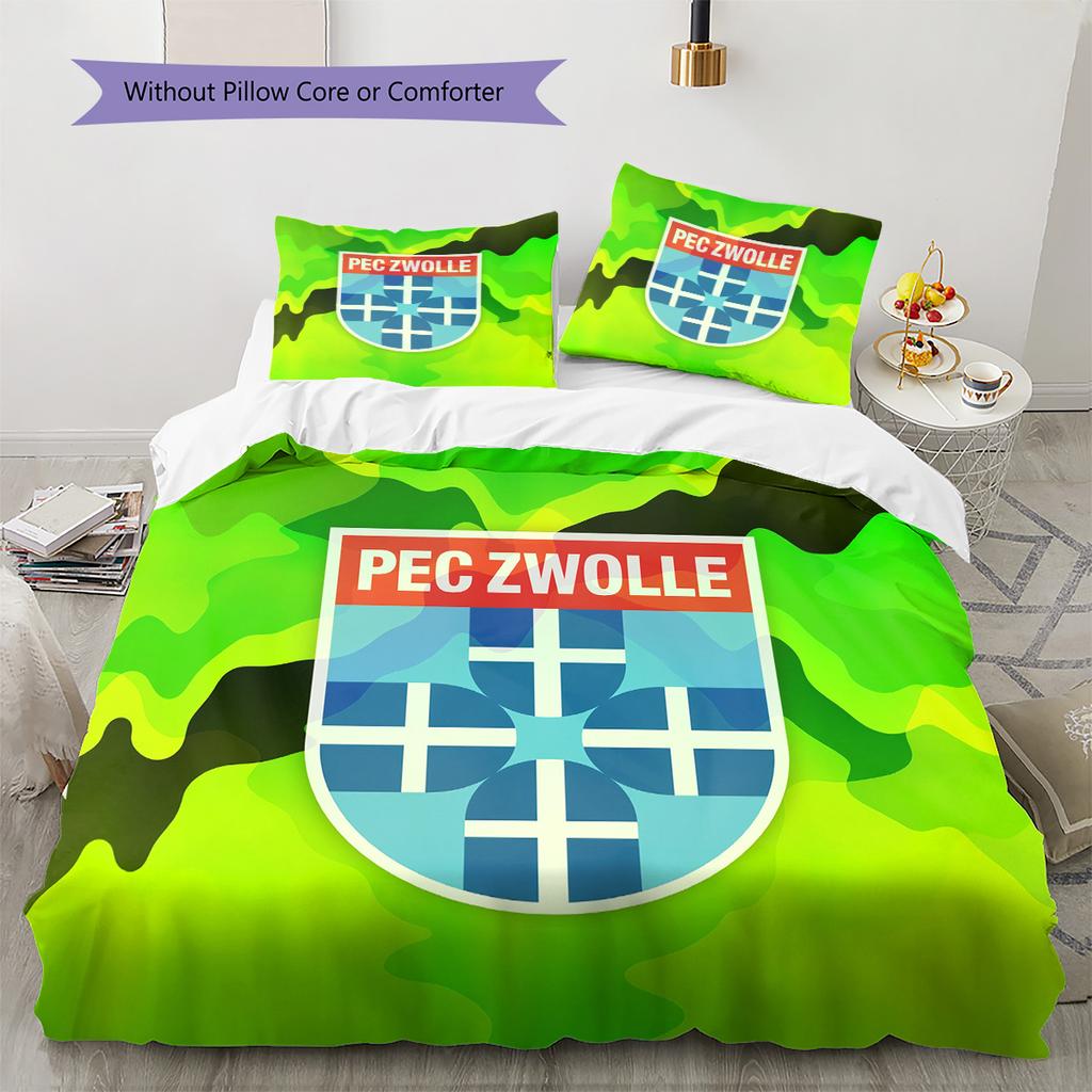 PEC Zwolle Set Copripiumino con Fantasia Decorazione per la Casa Regalo (1 * copripiumino + 2 * federe senza imbottitura)