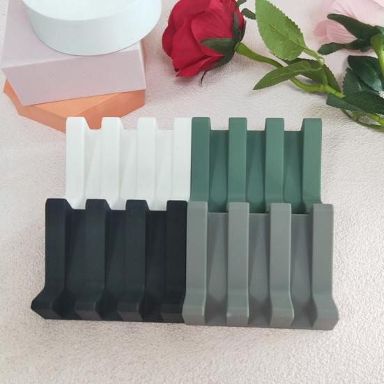 Seifenhalter, praktisch, rutschfest, leicht zugänglich, Seifenschale, Seifenschale, Aufbewahrungsregal für Küchenschwämme, Seifenkiste für Duschräume