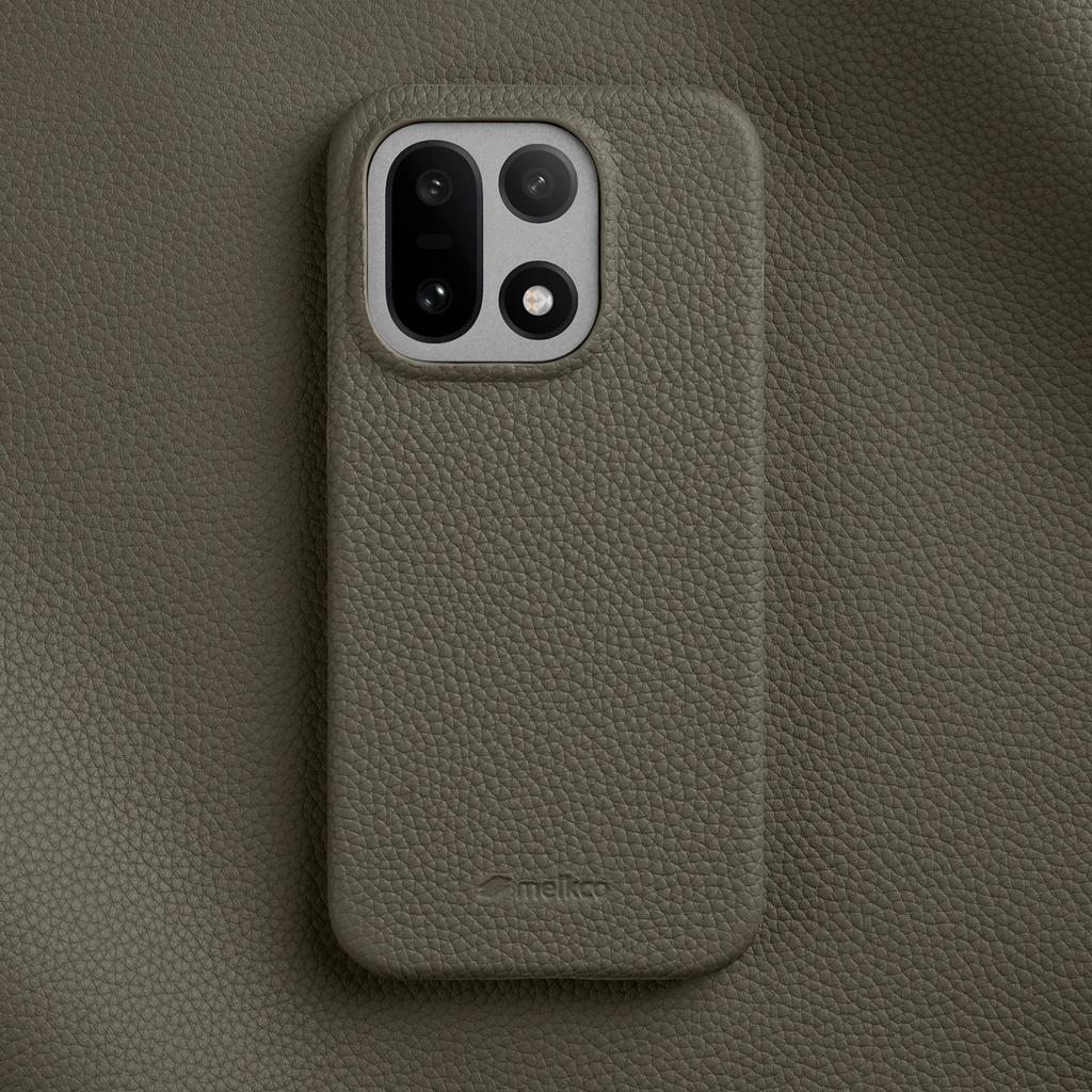Custodia Melkco 100% Vera Pelle per Oneplus 15 Oneplus15 Modello Litchi Copri Telefono in Pelle di Mucca Rivestimento Interno in Microfibra Custodie