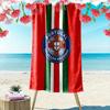 Emblema Squadra Nazionale Portogallo telo da spiaggia Campeggio all'aperto Portatile per viaggio Asciugatura rapida telo da bagno Assorbente telo da bagno da mare Moda