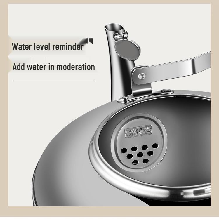 Thickened Large Capacity 304 Stainless Steel Gas & Induction Kettle