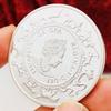 2026 Australian zodiac horse, silver plated color printed commemorative medal, creative ornament, bracket, zodiac year coin, gift coin
