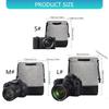 Compact Photography Lens Carrying Case With Thickened Sponge Padding Water Resistant Fabric For Gear Protections