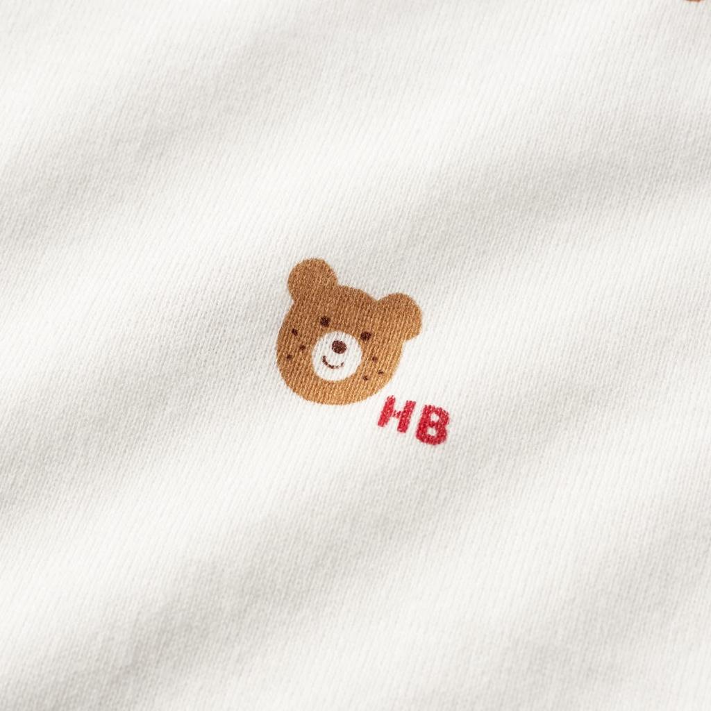 Miki House Hot Biscuits Chlapecké tričko s krátkým rukávem, Bílé, 110cm, Dívky, 72-5201-492