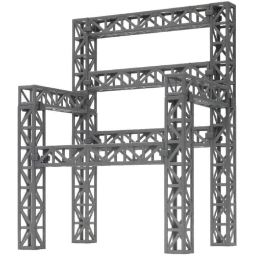 

Hobby Base Premium Parts Collection Steel Truss Set, Silver, Non-Scale, ABS, Display Accessory, PPC-K39SV