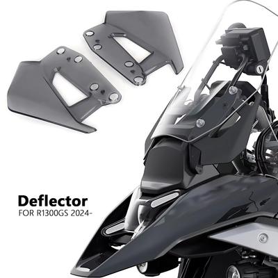 New Motorcycle Accessories 3 Colors Side Windshield Windscreen Wind Deflector For BMW R1300GS R 1300 GS R1300gs 2024-