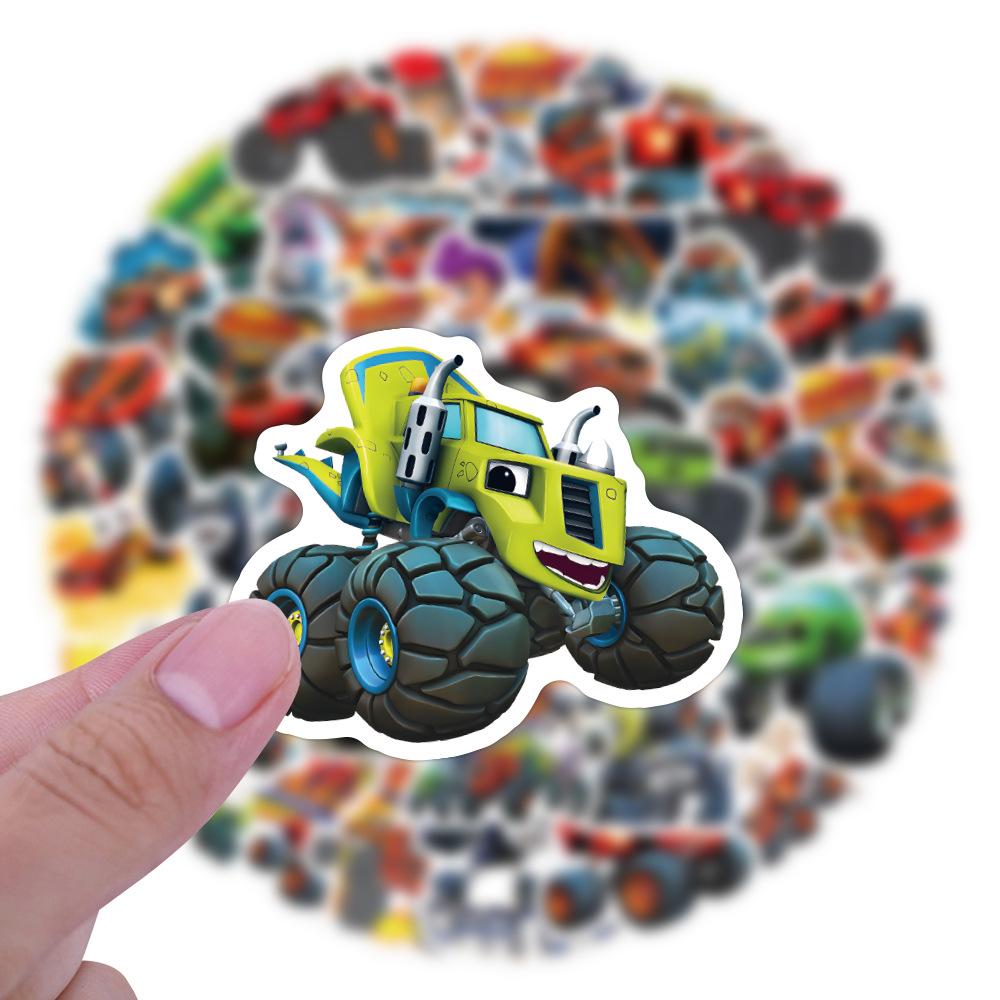 Stickers Blaze and the Monster Machines Sticker Pack Stickers Set 55 Pcs