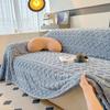 Tafu Fleece Sofa Cover Warm Soft Sofa Blanket for Winter Plain Solid Color Sofa Plaids Single/Double/Three Seat Sofa Towel