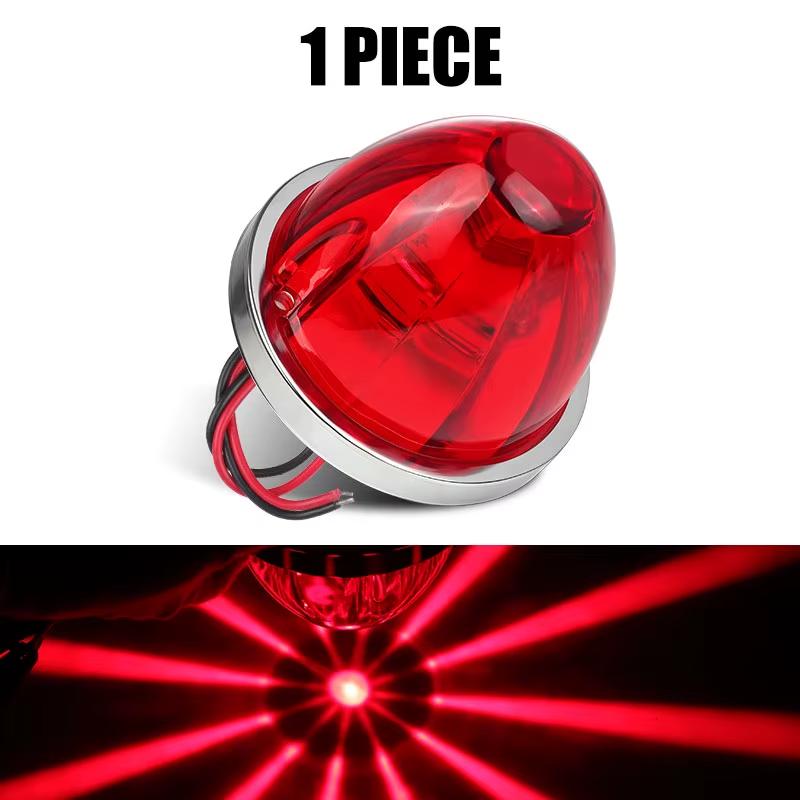 LED Lorry Truck Side Lights Watermelon Lights LED Turn Signal Emergency Lamp Trailer Side Marker Clearance Light 12V 24V for Car