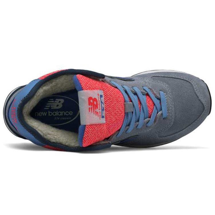 New New Balance 574 Mid Cut 'Gray Red Blue' Women's WH574WC