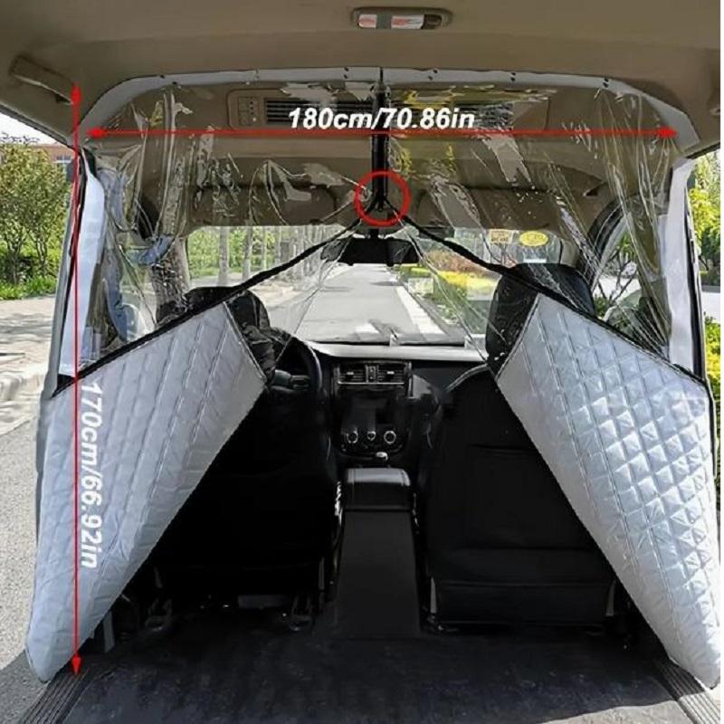 Car Divider Isolation Curtain Air-Conditioning Sunshade Car Divider Privacy Curtain for Highroof Camper Van Motorhome Caravan China Mainland