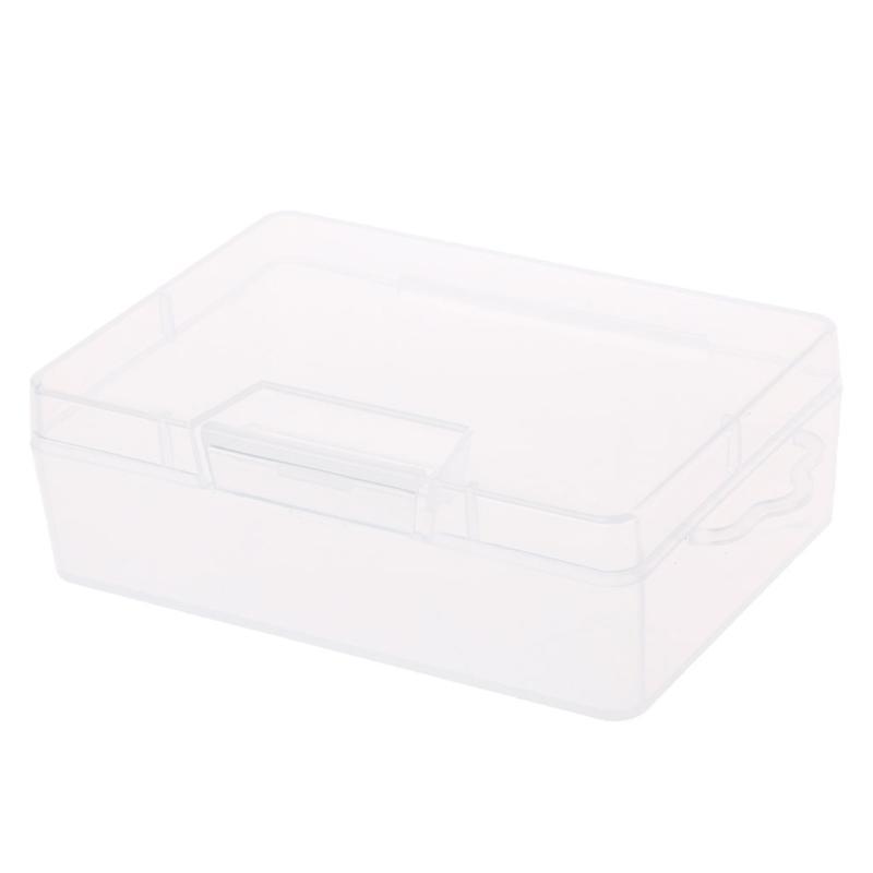 Square Transparent Storage Box Small Plastic Case For Jewelry Beads Small Parts Coins Screws Container Multiple Sizes Option