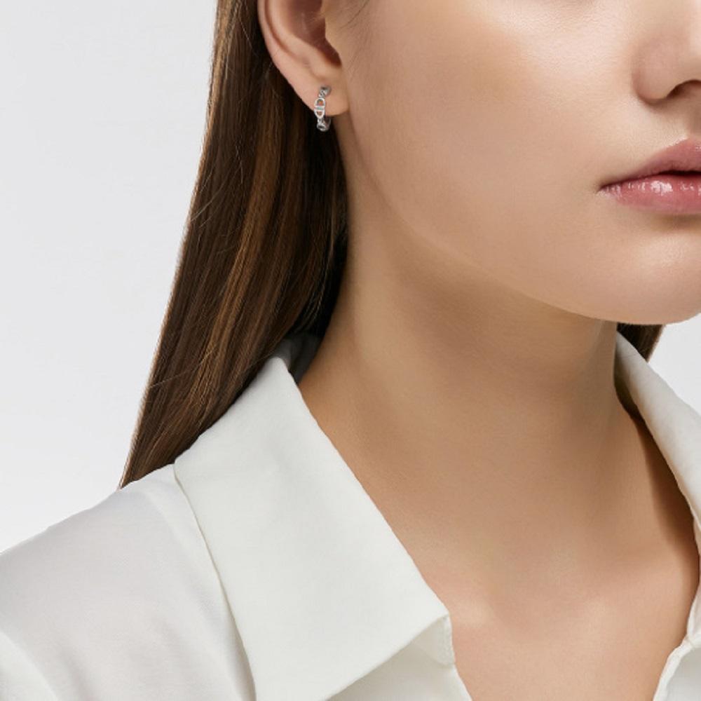 [Silber Best] Miss Do Silberohrringe 92,5% Silber Jdret5S53Xx