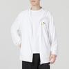 PUMA Solid Color Letter Logo Print Knit Jacket Unisex Jackets White 678006-02