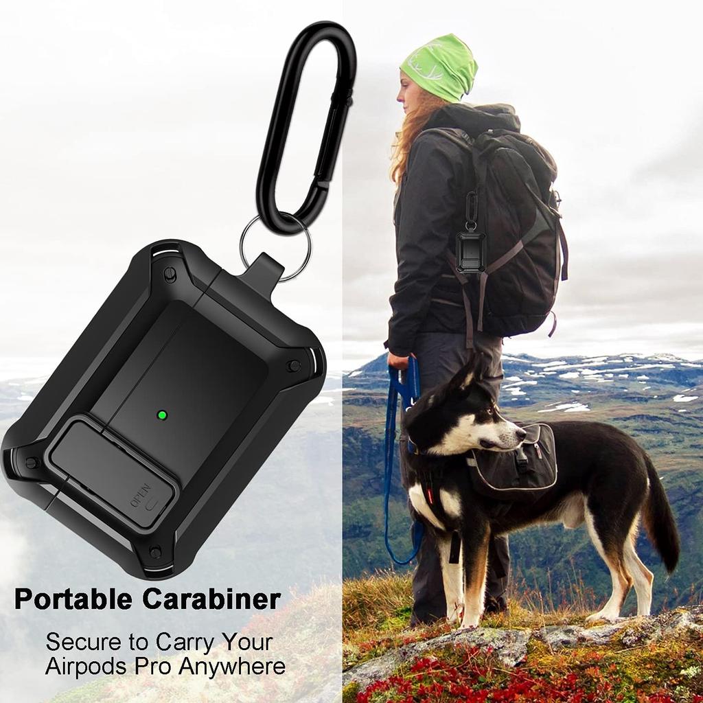 for Airpods Pro 3 Case Safety Lock Case for Apple Airpod Pro 3 (2025) with Cleaning Kit Drop Protection Air pods Pro3 Case Cover