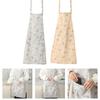 Adjustable Straps Apron Embosseds Fabric Elegant Japanese Styles For Cooking Gardening Crafting Comfortable Soft Materials