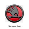 80mm 90mm ABS Emblem For Skoda Fabia 1 2 Octavia a7 RS Superb Rapid Yeti Karoq Vision Car Head Front Rear Boot Tailgate Sticker aga633