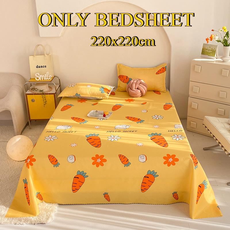 Bettlaken Hautfreundlich Gebürstet Verdickt Doppel Einzelbett Mehrspezifikationslaken für Alle Jahreszeiten