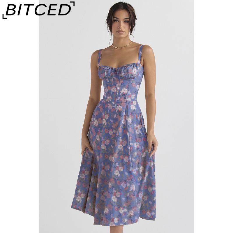 BITCED Summer-inspired Chic and Sophisticated Strapless Dress for Women