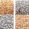 10Yards/Roll Iron Beads Chains Metal Ball Bead Link Chains For Jewelry Making DIY Crafts Necklace Bracelets Accessories Supplies