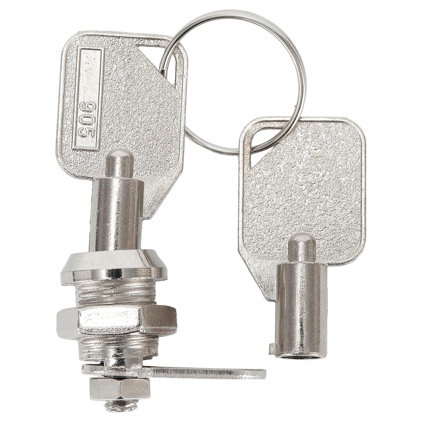 

1PC 12mm Mechanical Lock Door Cabinet Locks With Keys Home Furniture Hardware Privacy Securing Locks Mailbox Drawer Lock RV Door