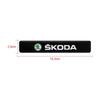 Car Sticker 2025 New LED Car Front Grille Decorative Lamp Auto Mid-grid Beacon Light for Skoda Octavia Rapid Fabia Superb Kodiaq