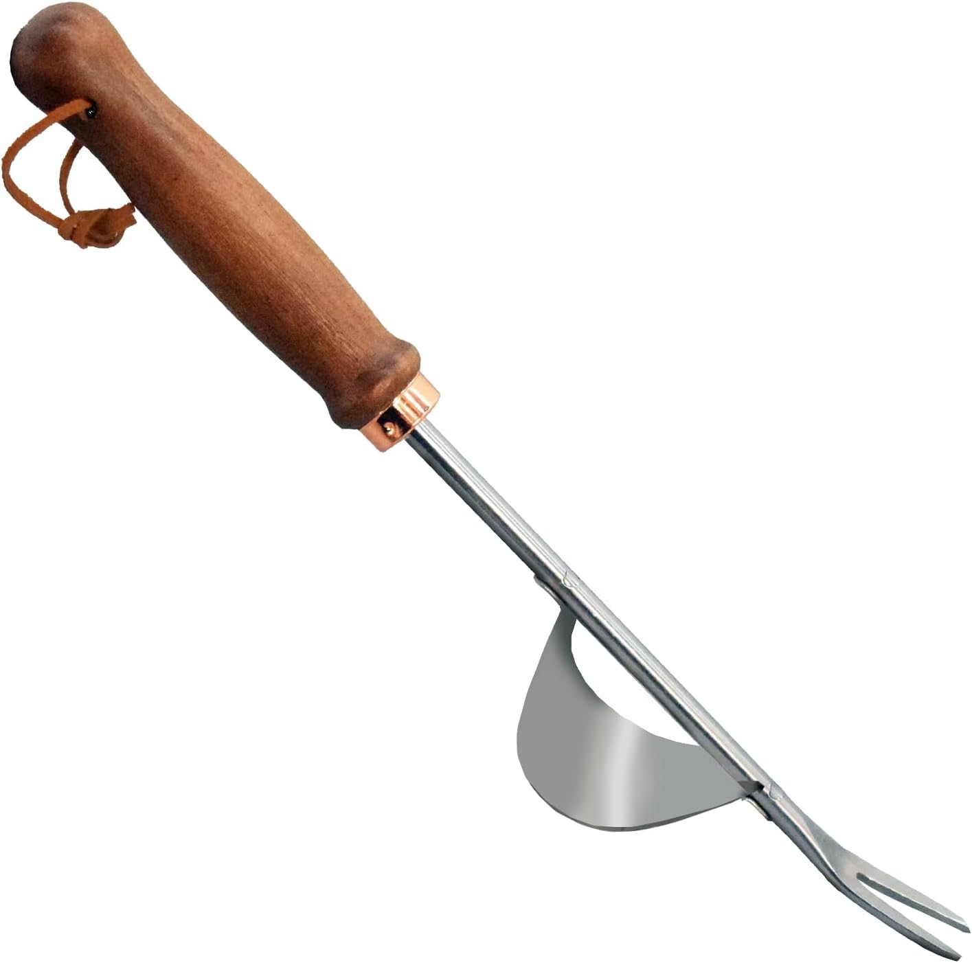 

Садовые инструменты - Набор из 6 предметов: Цветочный совок, Копательная лопата, Удалитель сорняков, Ручные грабли и другое - Нержавеющая сталь и дерево - Коричневый Weeder1