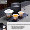 Portable Glass Gaiwan Travel Tea Set