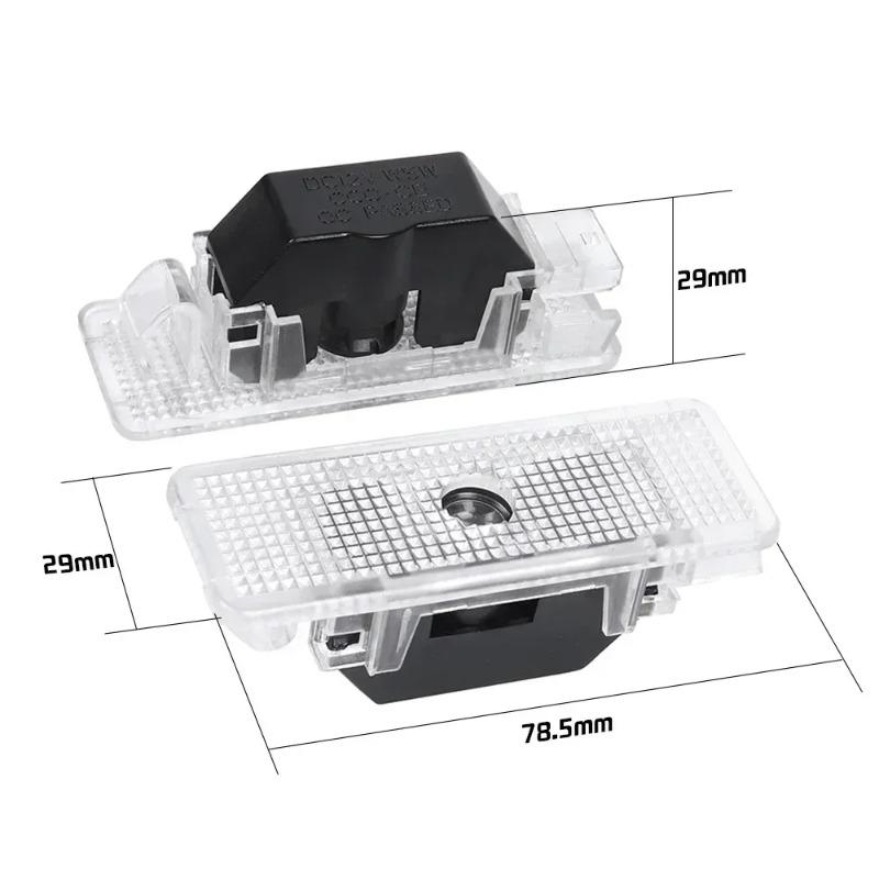 2-4Pcs LED Car Door Welcome Light Warning Light Projector Is Suitable For BMW X5 E53 Z8 E52 E39 Interior Lighting Accesories.